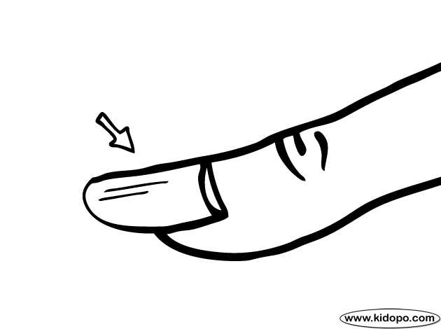 printable hand nail coloring pages printable hand nail coloring pages