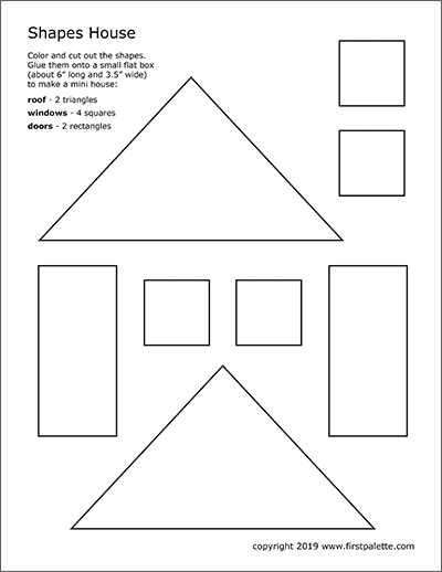printable house template printable house template
