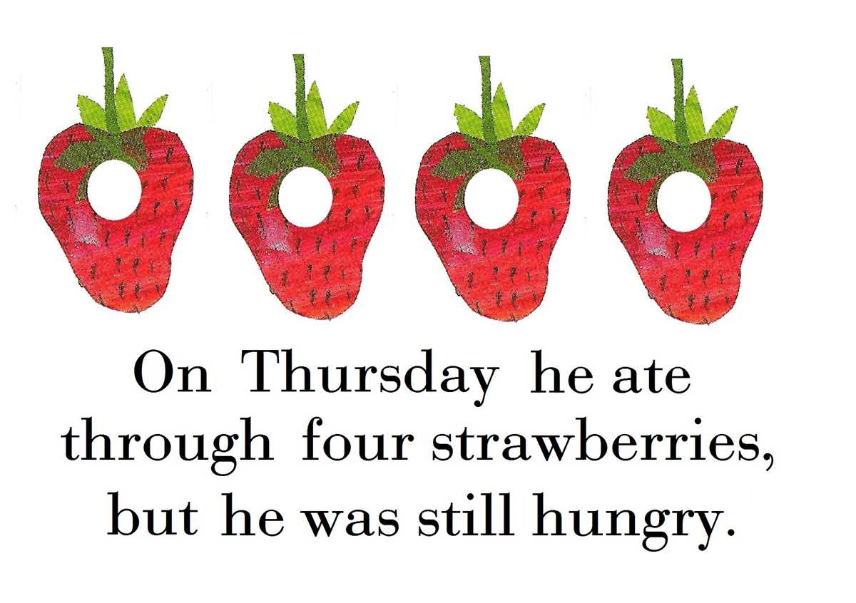 printable hungry caterpillar food printable hungry caterpillar food