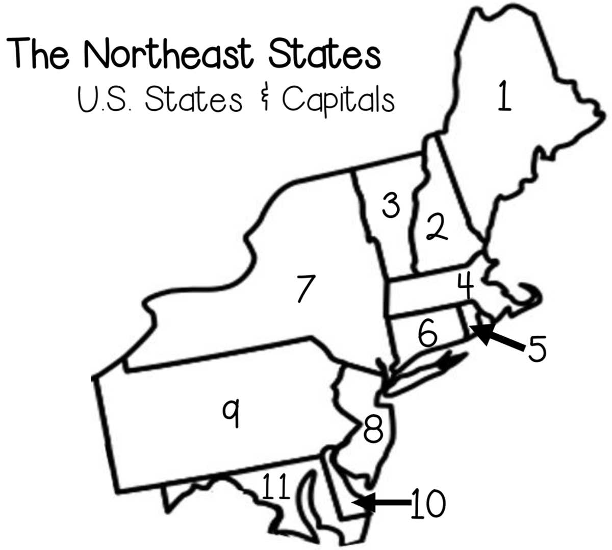 printable map of northeast us printable map of northeast us