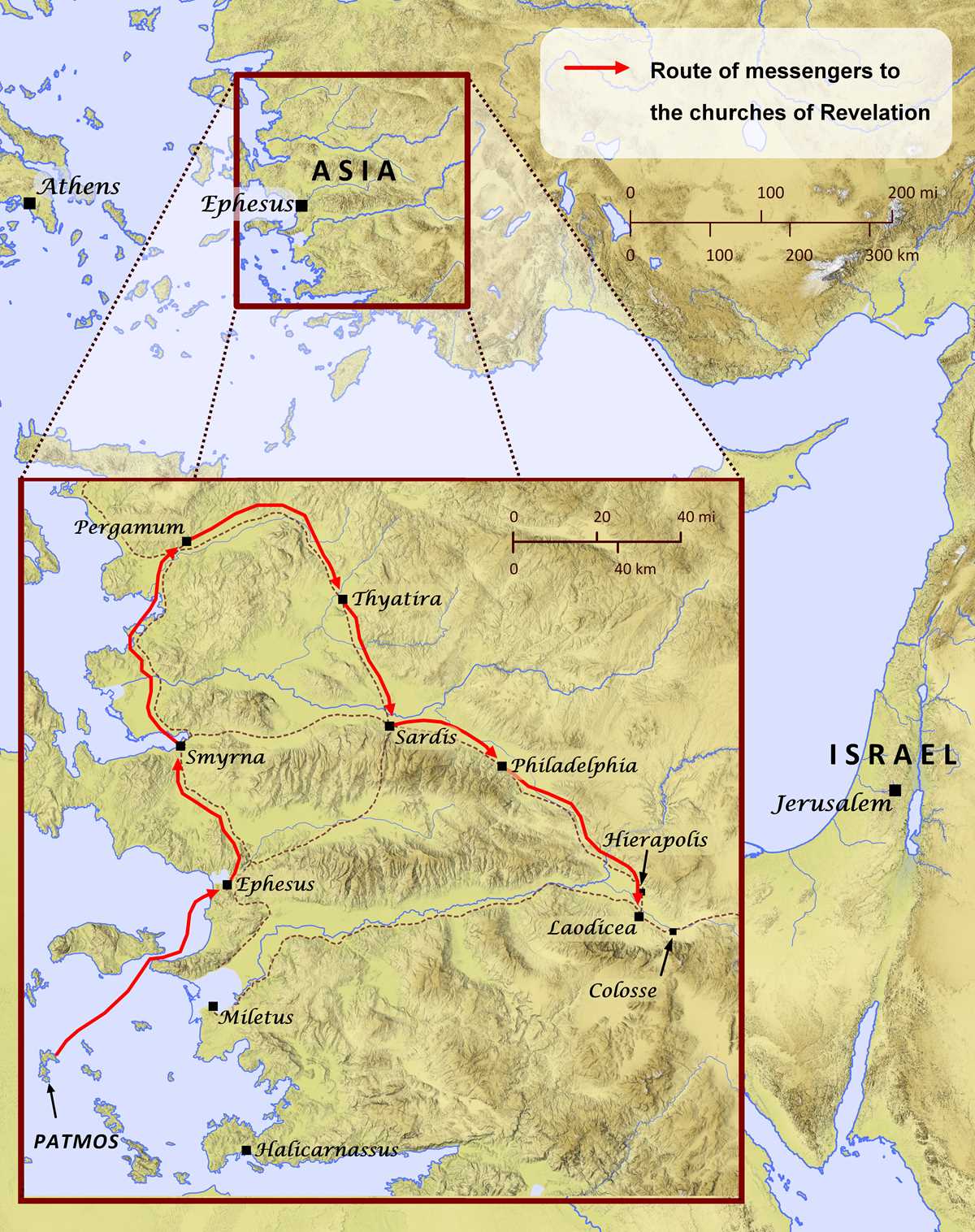 printable map of the seven churches of revelation