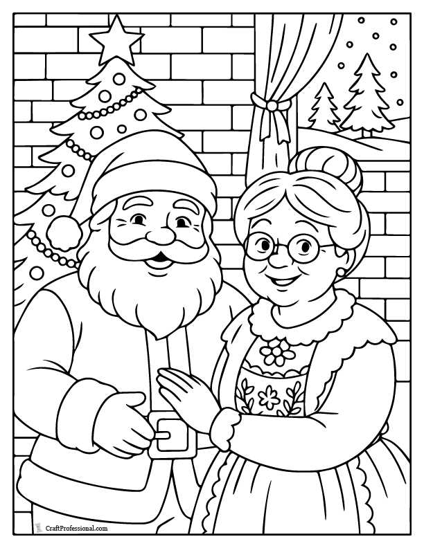 printable merry christmas coloring pages