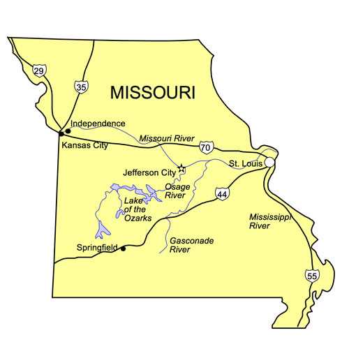 printable missouri map printable missouri map