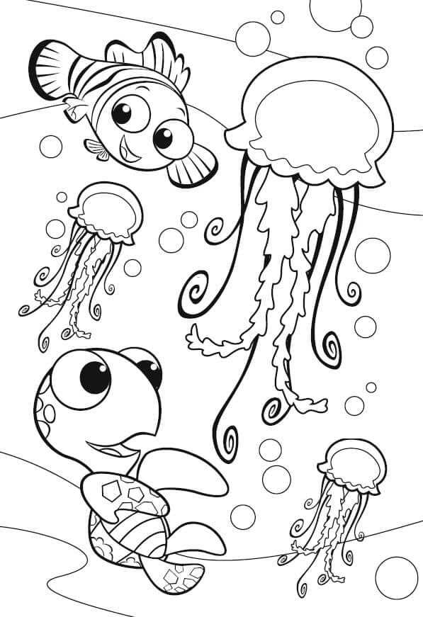 printable nemo coloring pages