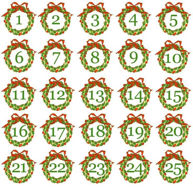 printable numbers christmas printable numbers christmas
