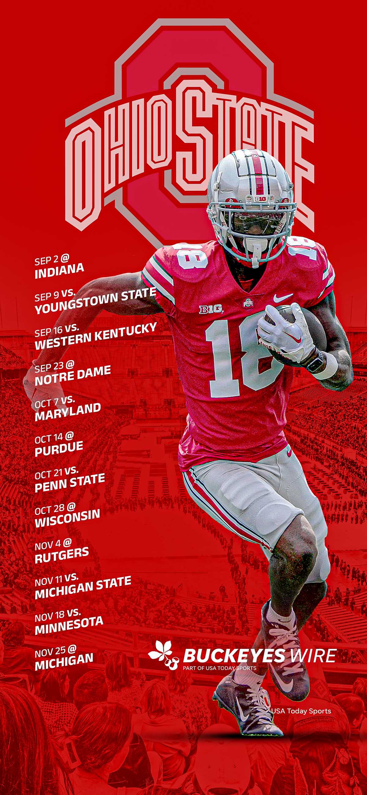 printable ohio state schedule printable ohio state schedule