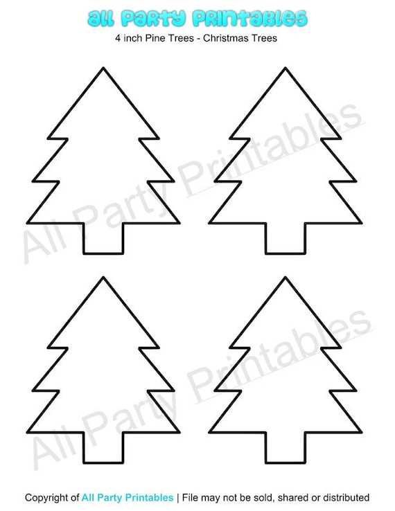 printable outlines of trees printable outlines of trees