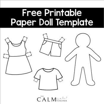 printable paper doll template printable paper doll template