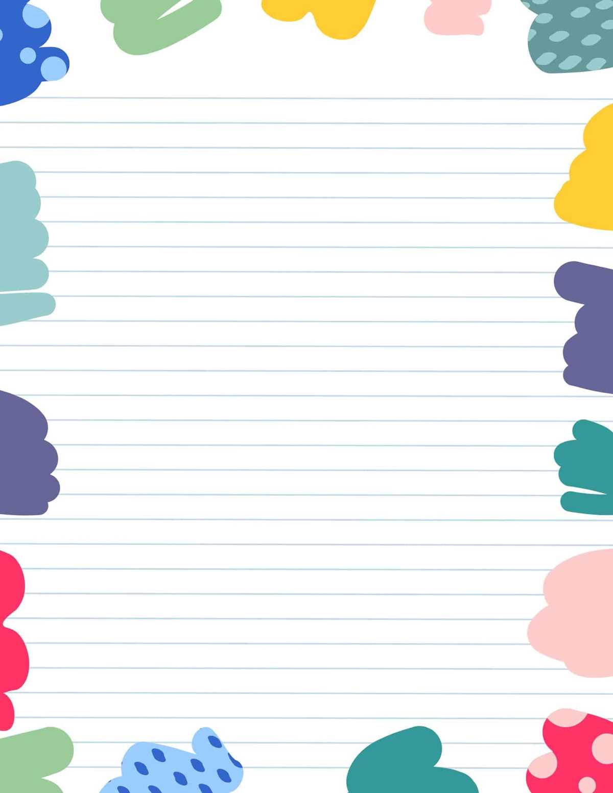 printable paper with lines