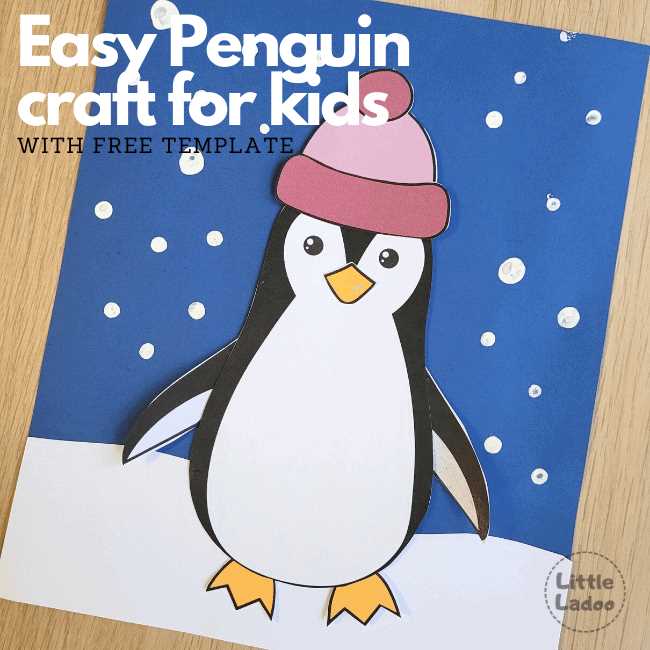 printable penguin craft