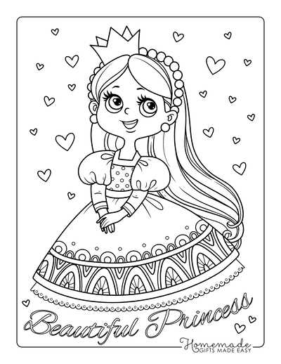 printable princess coloring page printable princess coloring page