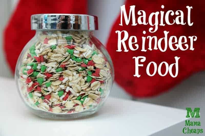 printable reindeer food labels