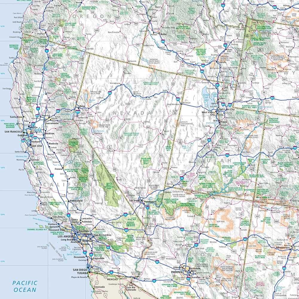 printable road map usa