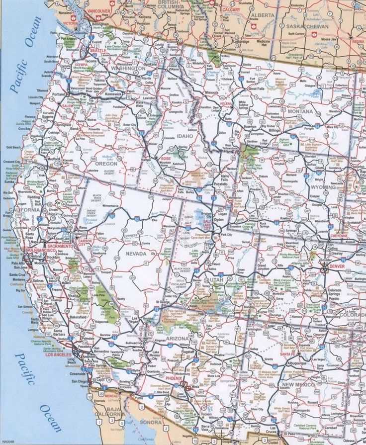 printable road map usa