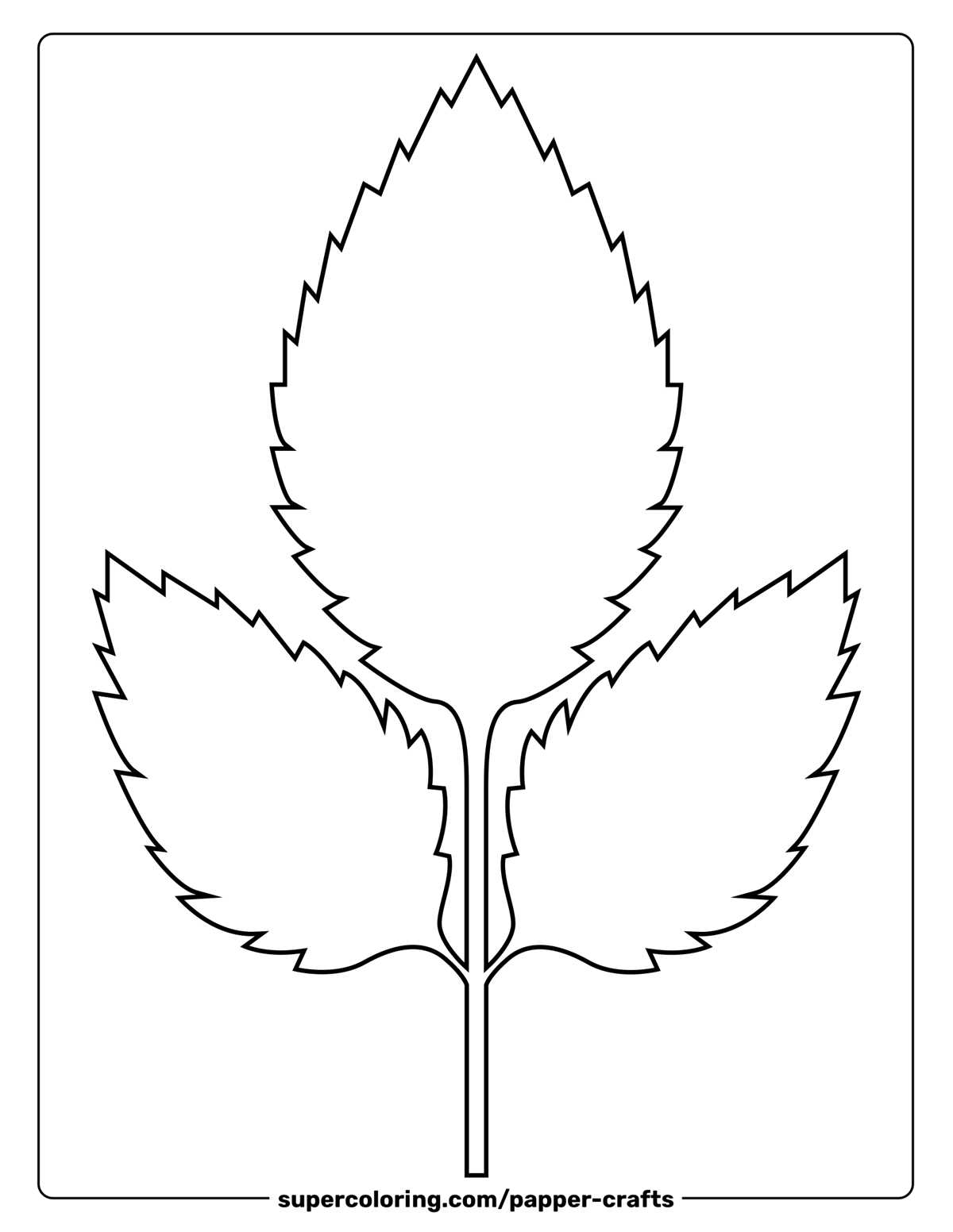 printable rose template