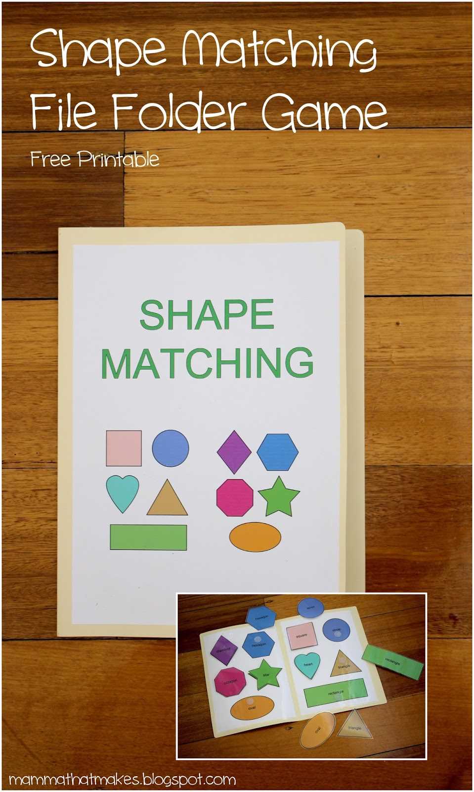 printable shape matching printable shape matching