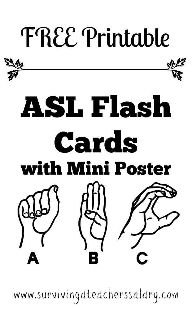 printable sign language alphabet