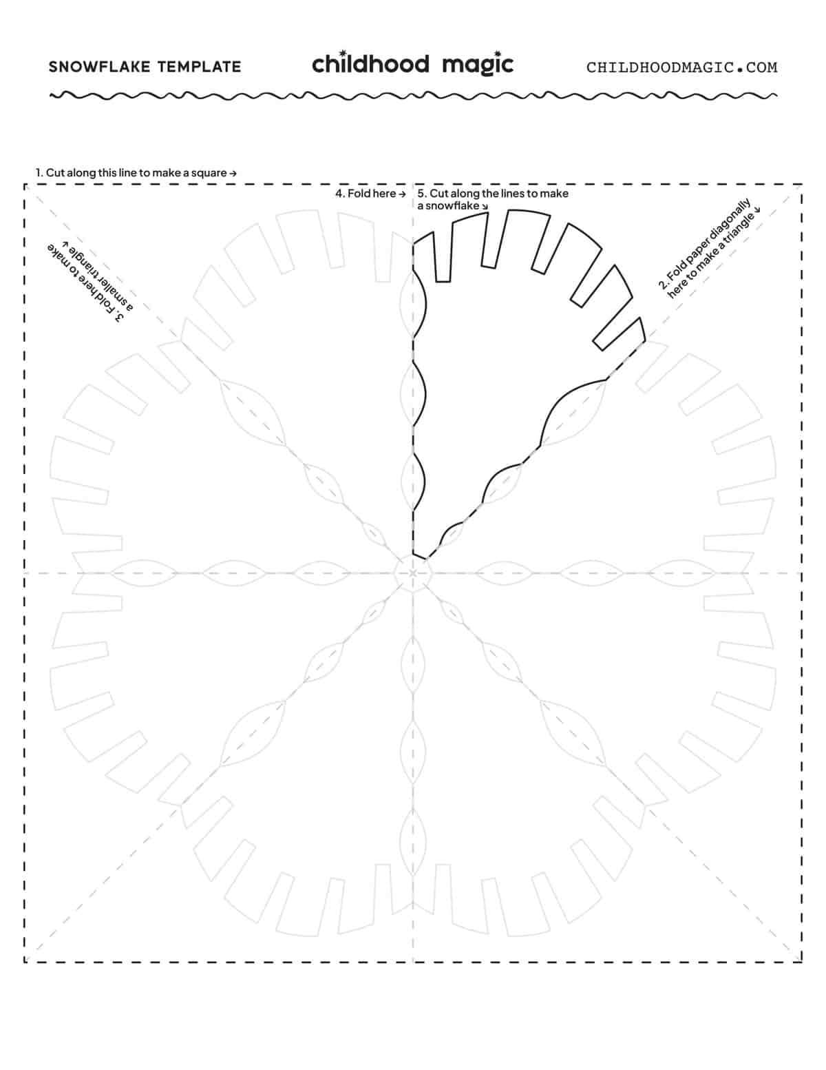 printable snowflake template easy printable snowflake template easy