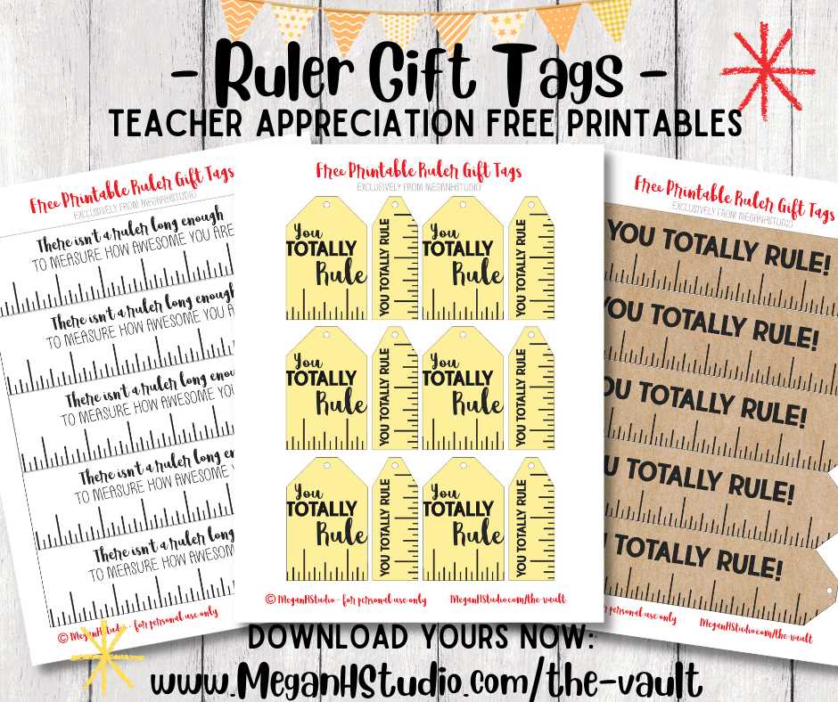 printable teacher gift tags