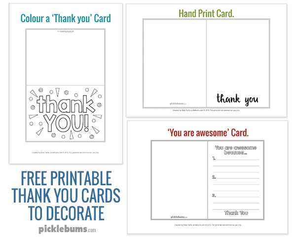 printable thank you cards to color