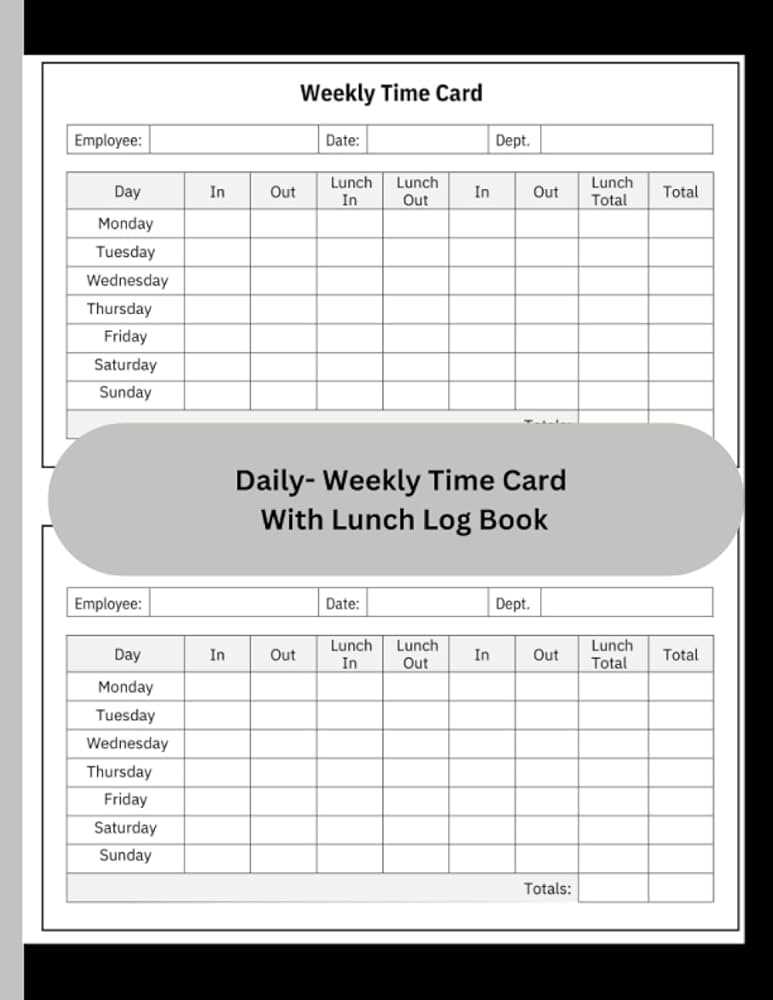 printable time cards