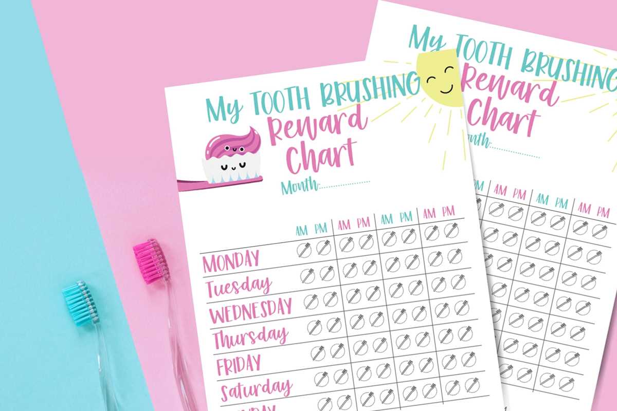 printable toothbrush chart printable toothbrush chart