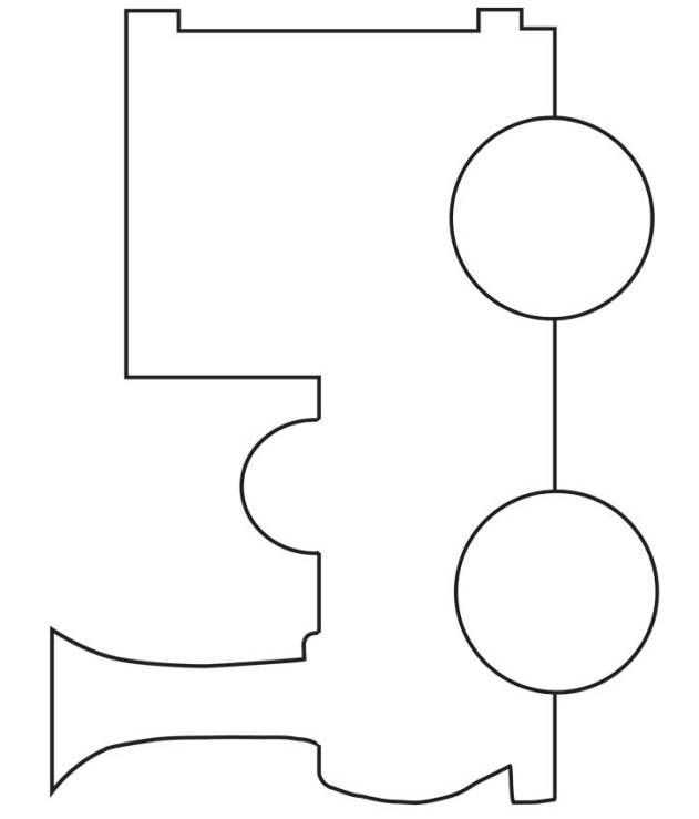 printable train template printable train template