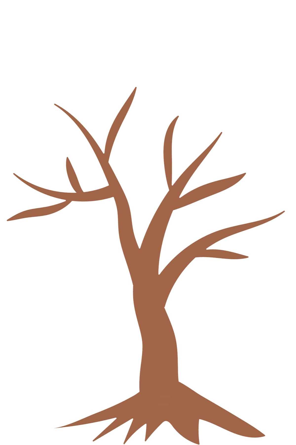 printable tree trunk