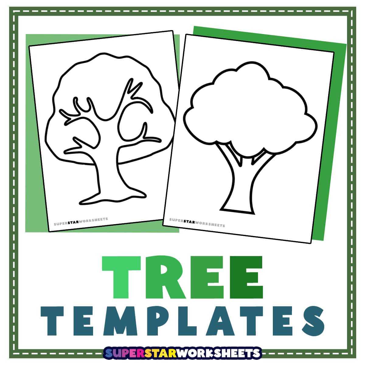 printable tree trunk