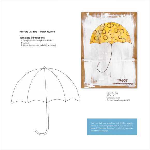 printable umbrella template printable umbrella template
