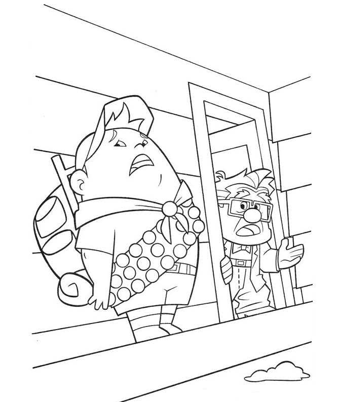 printable up house coloring page