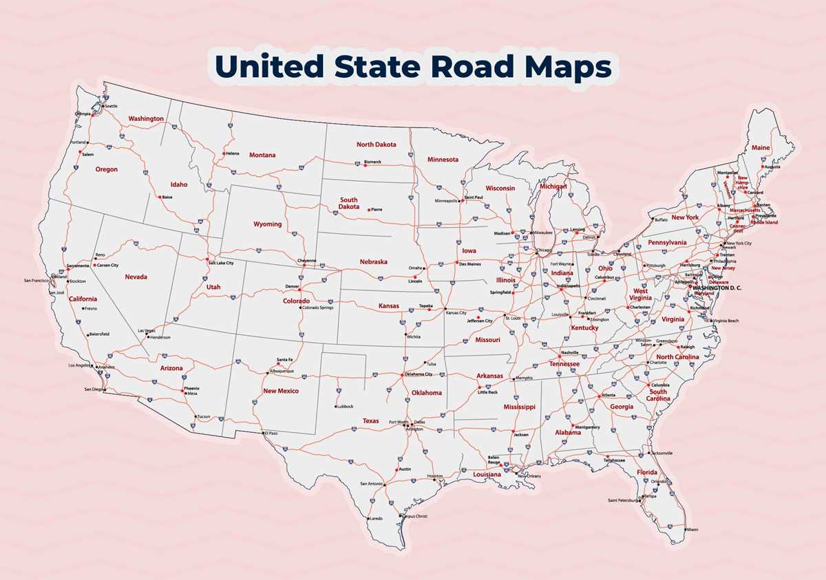 printable usa map with major cities printable usa map with major cities