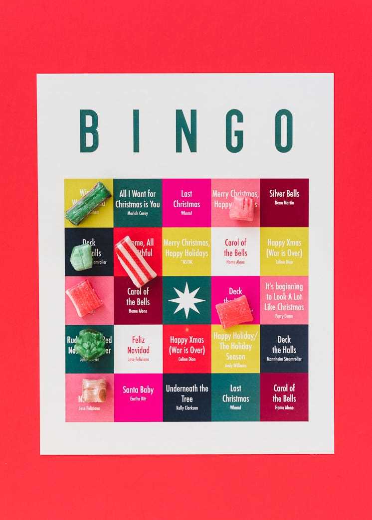 printable xmas bingo