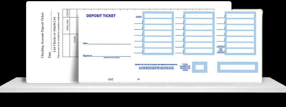 quickbooks printable deposit slips