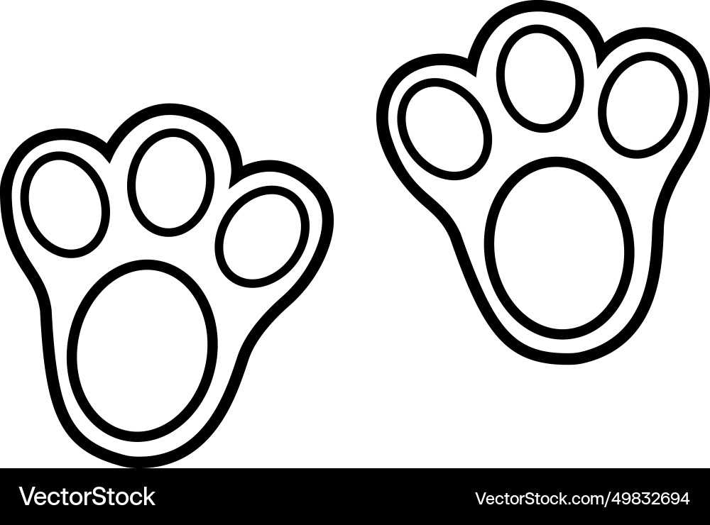 rabbit feet printable rabbit feet printable
