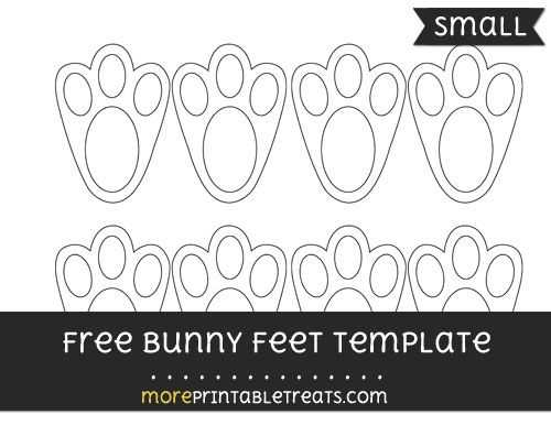 rabbit feet printable rabbit feet printable