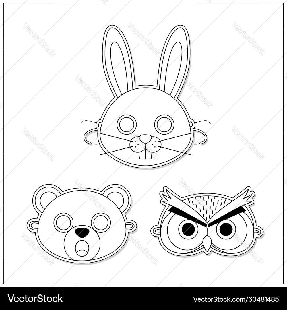 rabbit printable mask rabbit printable mask
