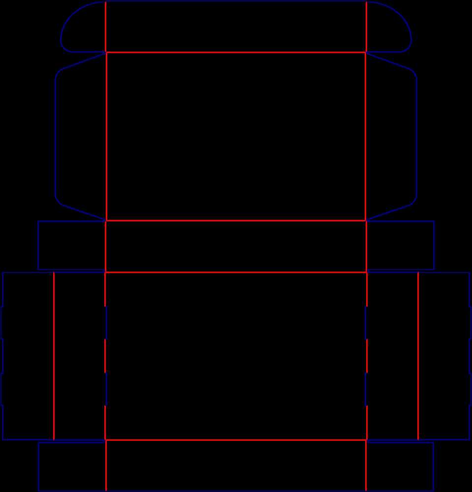 rectangle box template printable