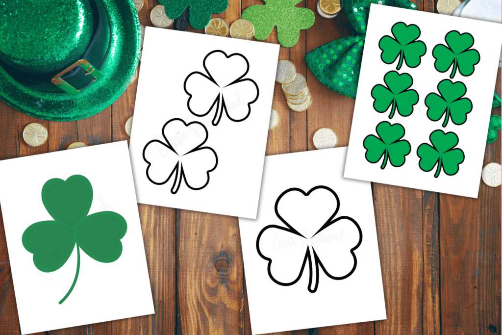 shamrocks printable free
