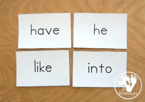 sight word flashcards printable sight word flashcards printable