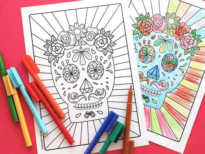 skull printable coloring pages skull printable coloring pages