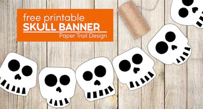 skull template printable