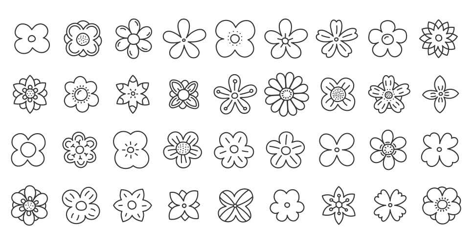 small flowers printable small flowers printable