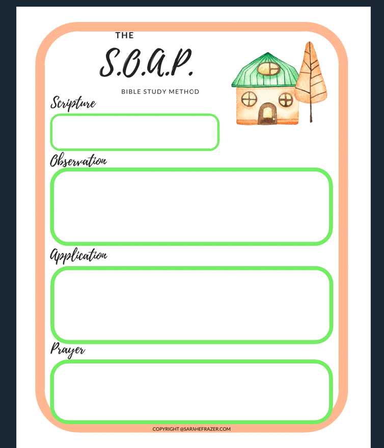 soap bible study method free printable