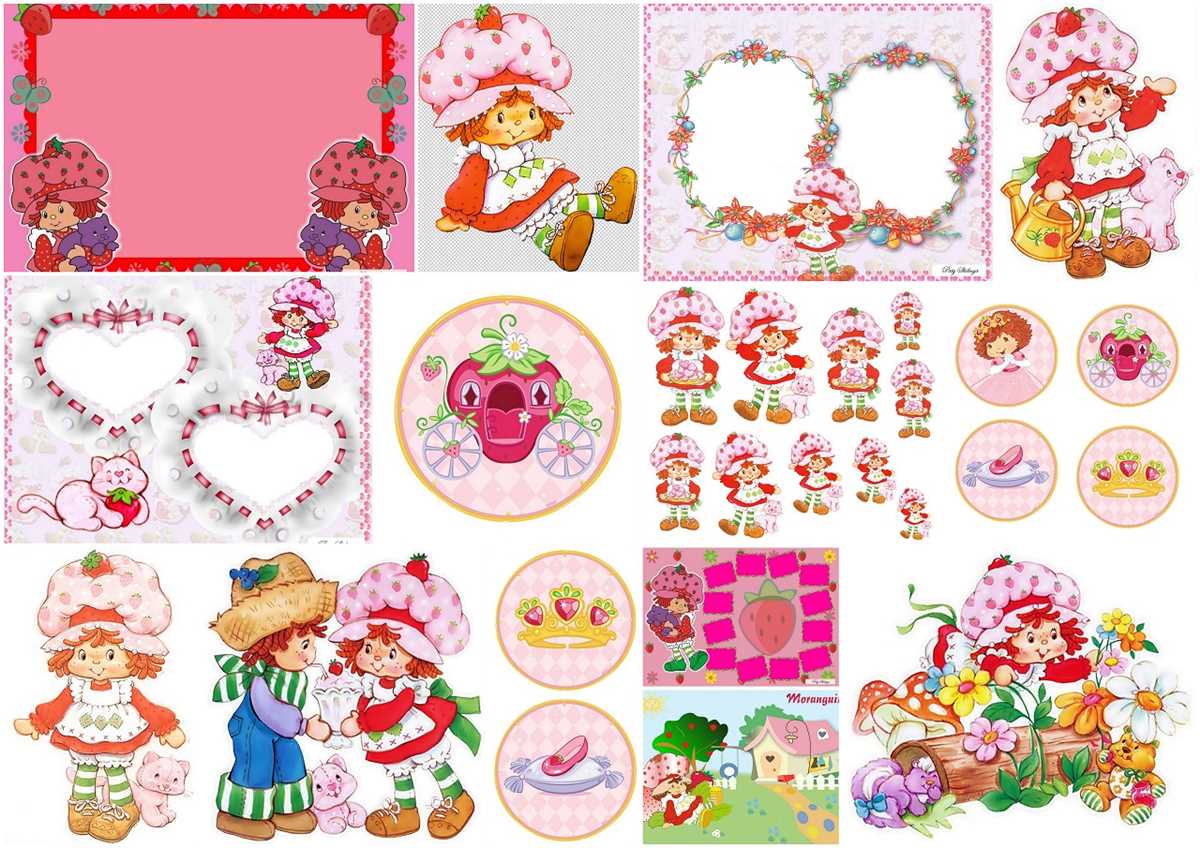 strawberry shortcake printable