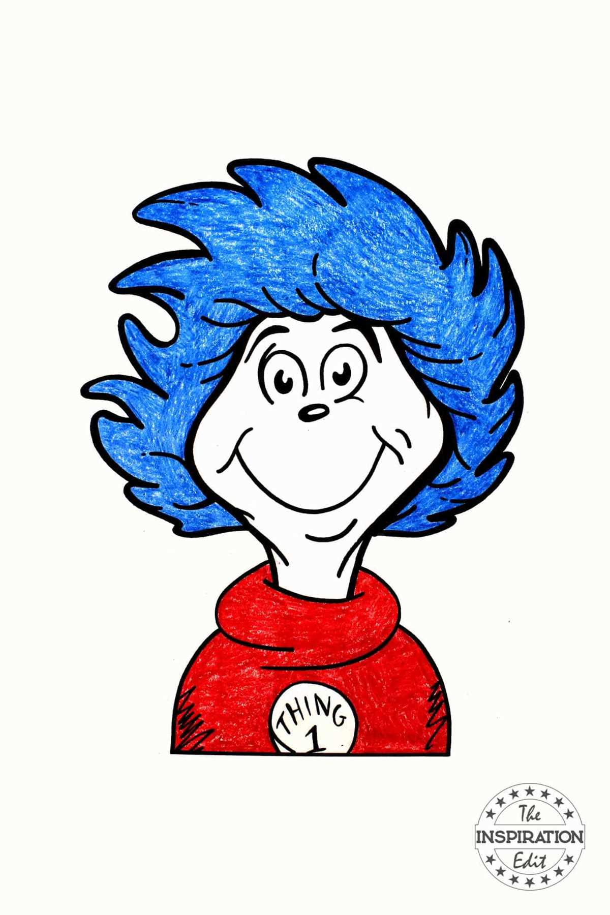 thing 1 thing 2 printable