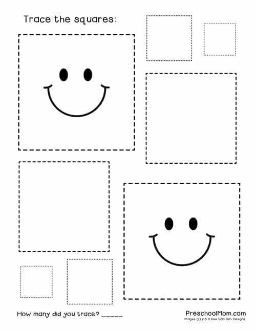 tracing shapes free printables tracing shapes free printables