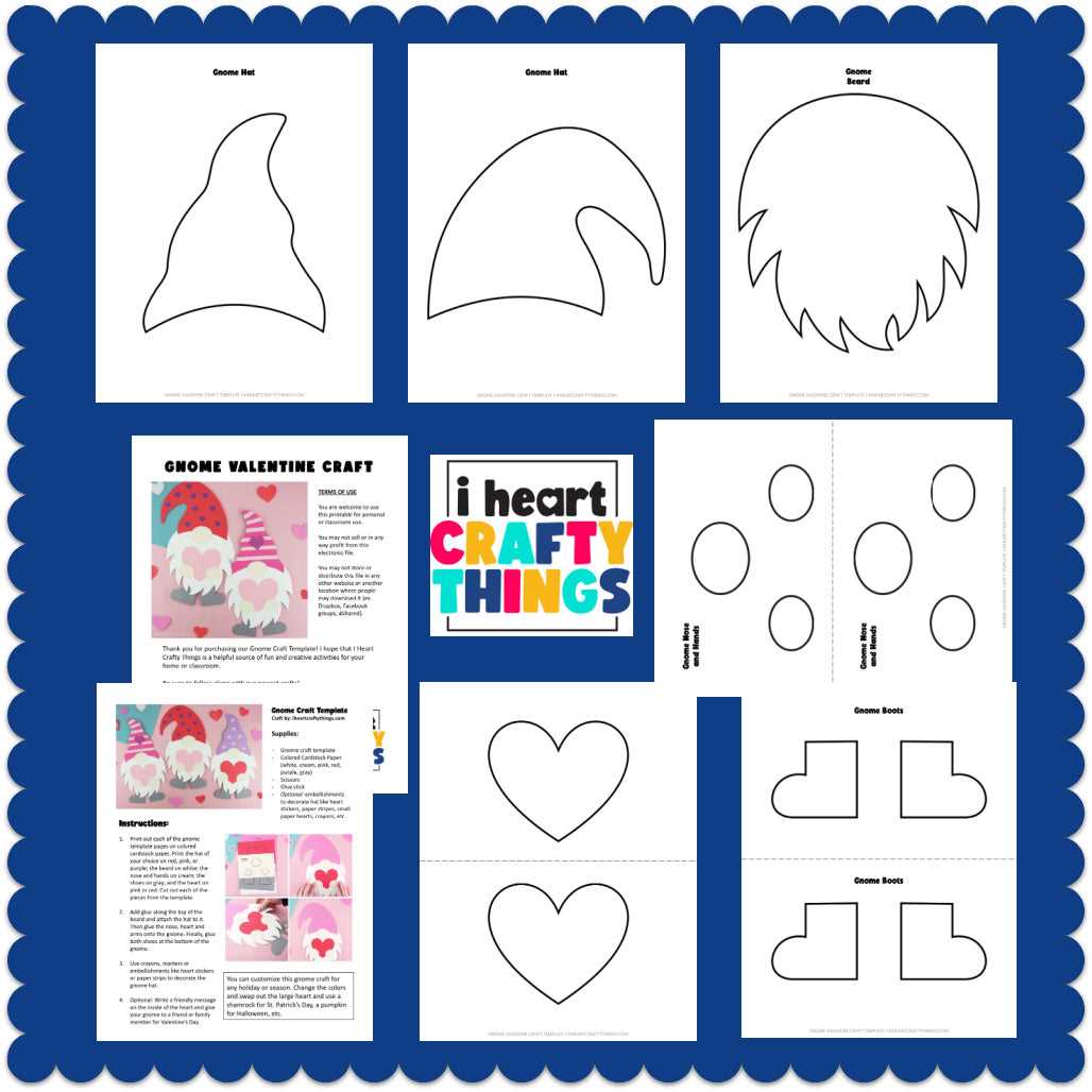 valentine cutouts printable