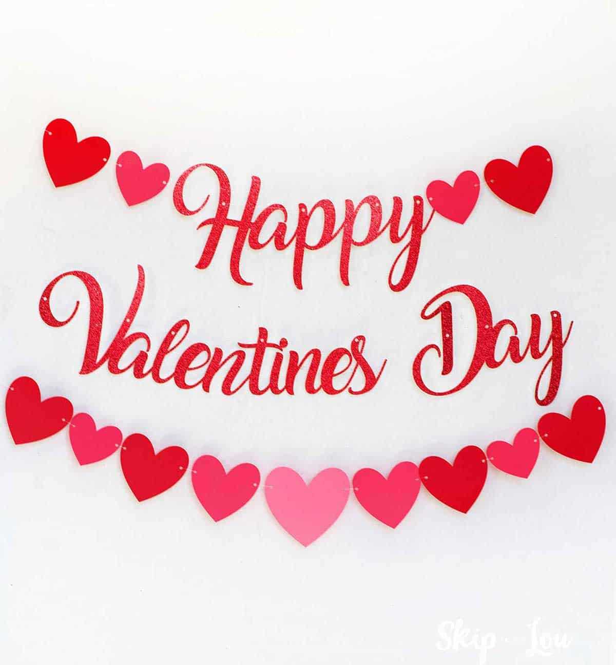valentines day banner printable valentines day banner printable