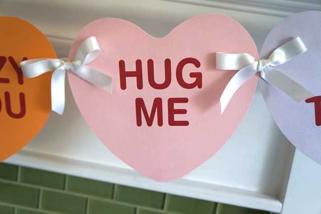 valentines day banner printable valentines day banner printable
